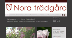 Desktop Screenshot of noratradgard.se